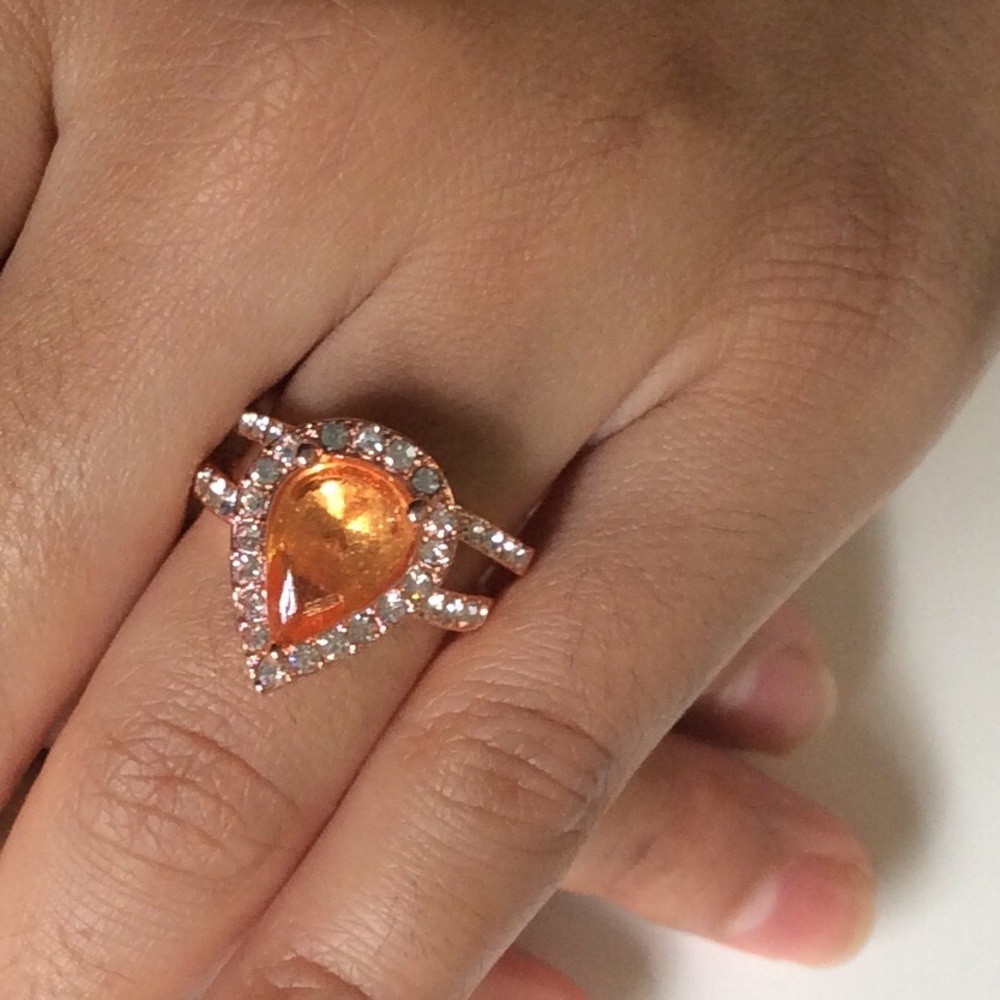 🌺Rose Gold Morganite ring set - Picture 3 of 7